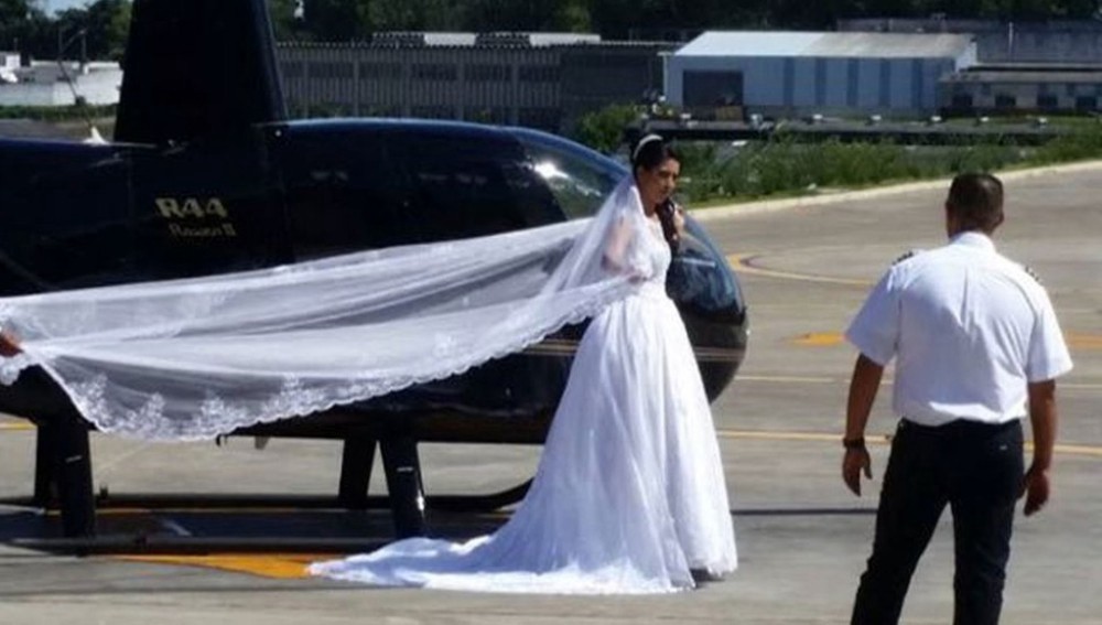 Cayó el helicóptero que la llevaba hasta su boda y murió | Internacionales