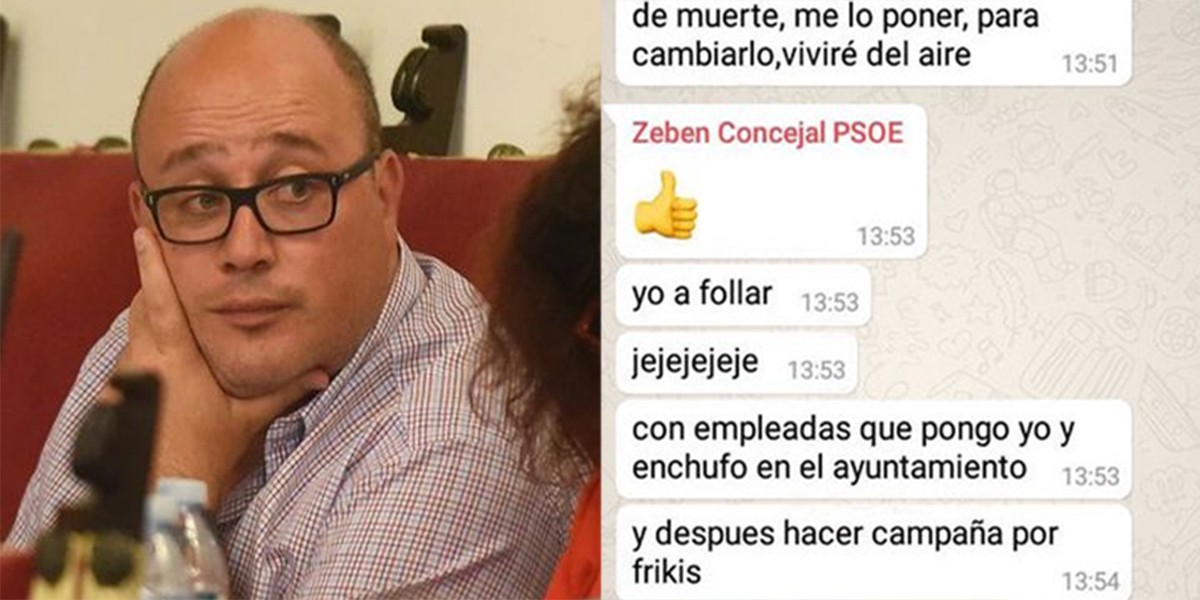 Un político español se confundió de chat de WhatsApp y envió mensajes sexuales machistas | Internacionales