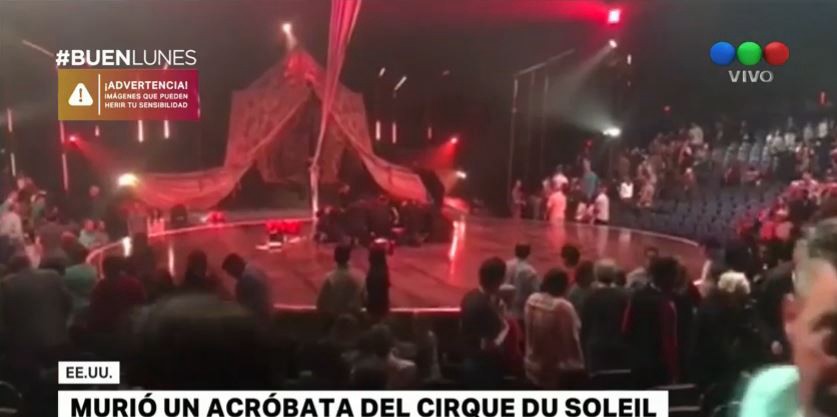 Murió un acróbata de Cirque du Soleil al caer desde cuatro metros en una presentación en Estados Unidos | Internacionales