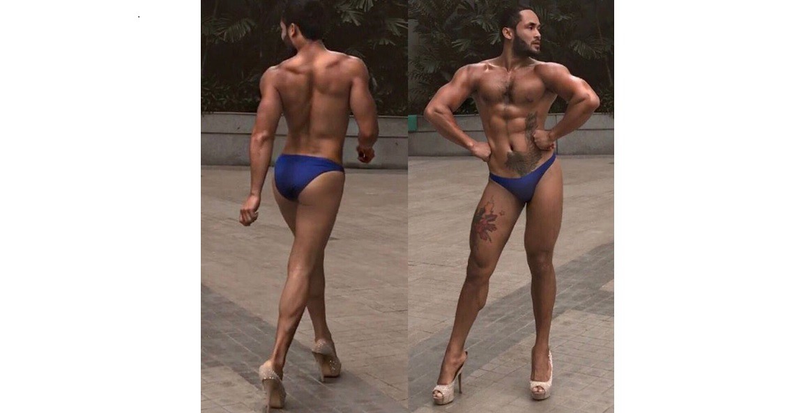 #EsViral Este filipino desfila mejor que Miss Universo y usa los tacos más altos que existen | Redes