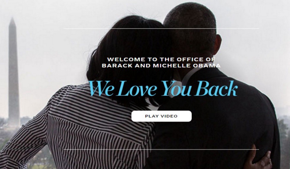 Los Obama estrenan web propia y ponen en marcha su nueva oficina en Washington | Redes