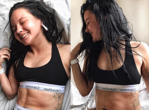 La diosa del fitness en Instagram que demuestra que tener "pancita" es normal | Redes