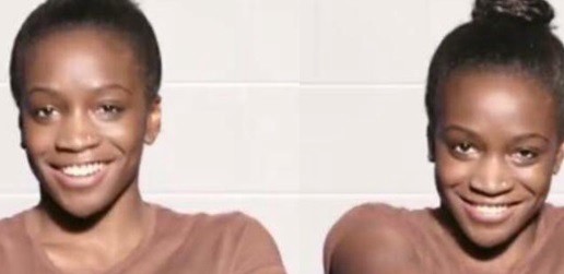 Polémica por el anuncio racista de una marca que "convierte" a una mujer de piel negra en blanca | Redes