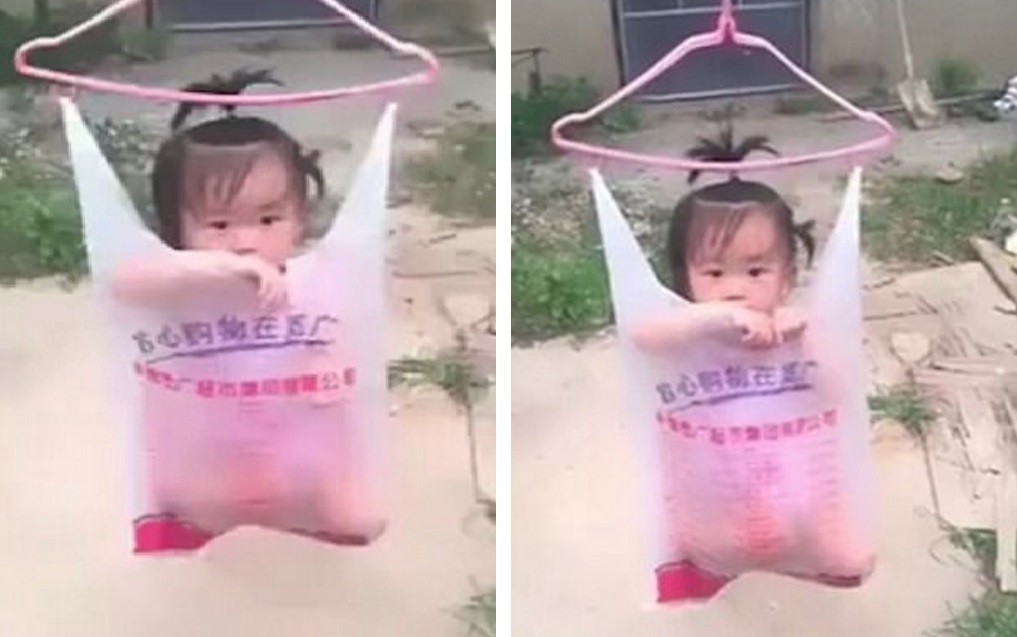 Video: colgó a su hija para que se secara al sol | Redes