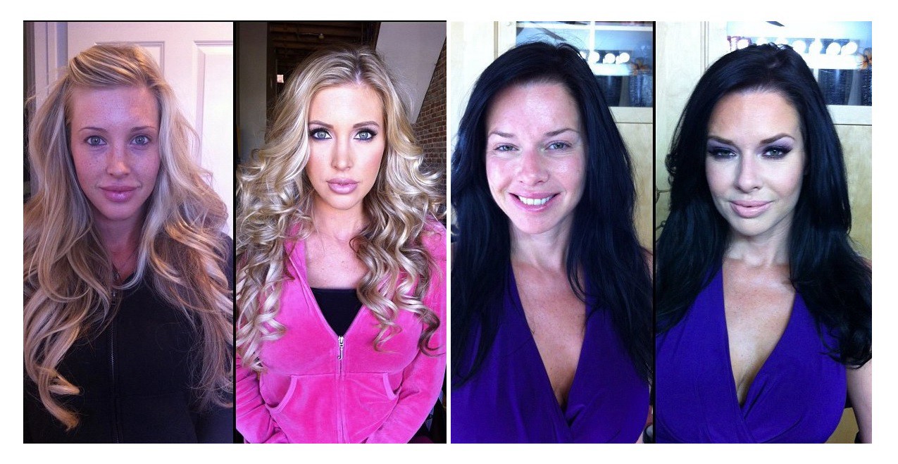 Maquilla a actrices porno y sus fotos se vuelven virales | Redes