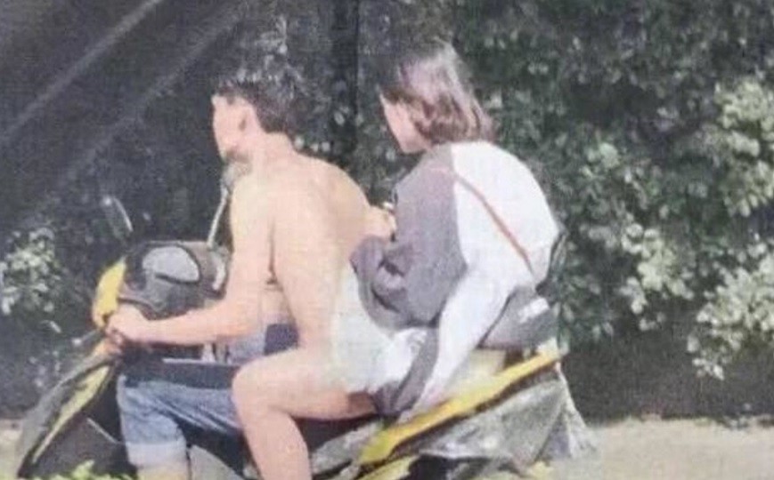 Desnudo en la moto: el escándalo que no fue | Redes