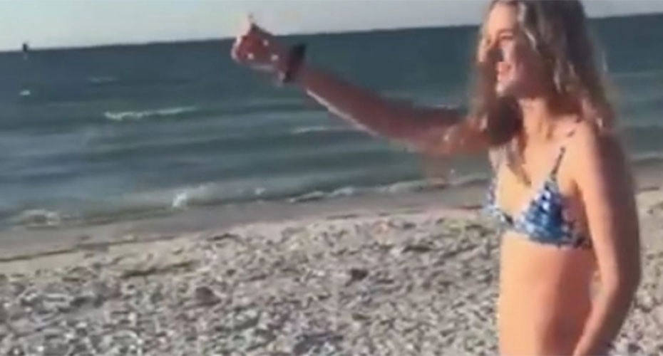 Quiso darle de comer a gaviota pero salió todo mal y el video estalló en las redes | Redes