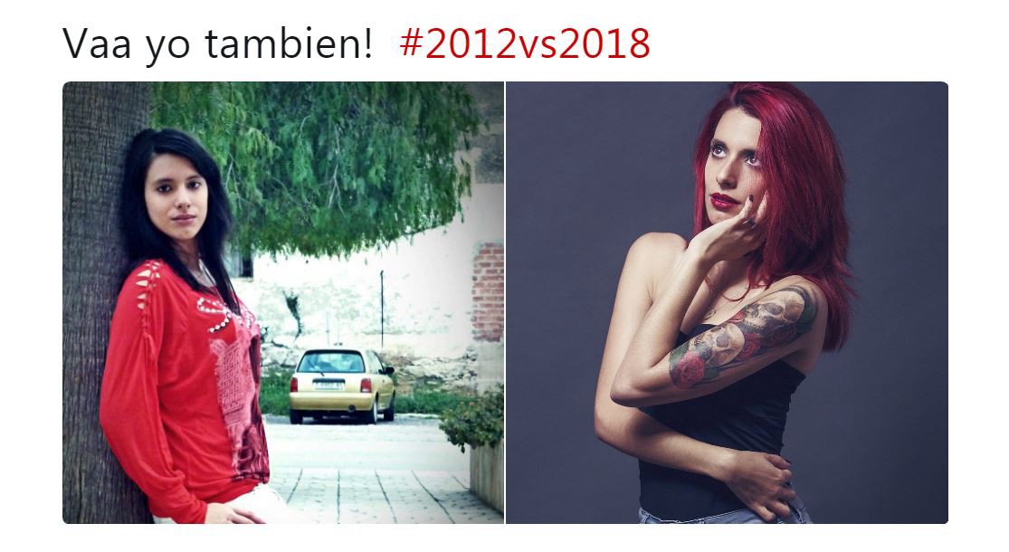 2012 vs 2018: el nuevo desafío viral que es furor en las redes | Redes