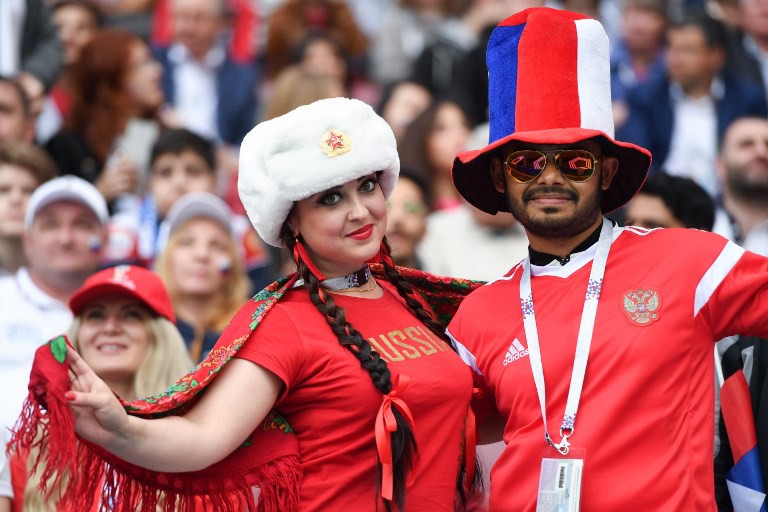 El color de las tribunas en Rusia-Arabia Saudita | Rusia 2018
