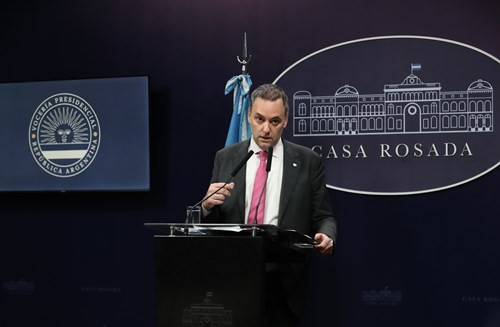 Extraordinarias: Adorni anunció los proyectos que presentará el Gobierno | Política