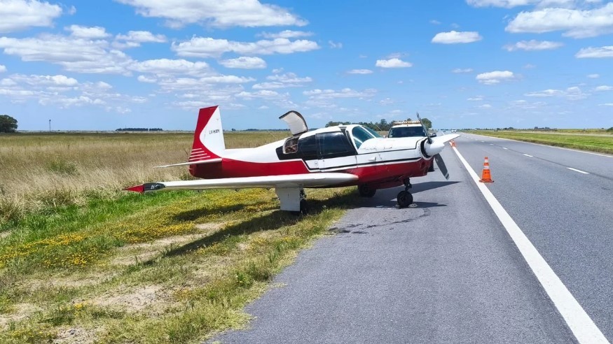 Una avioneta debió aterrizar de emergencia sobre la Ruta Provincial 56 | Actualidad