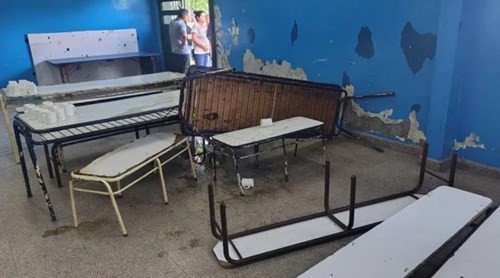 La familia de una alumna destrozó una escuela de Malvinas Argentinas y quemó con mate cocido a docentes | Actualidad