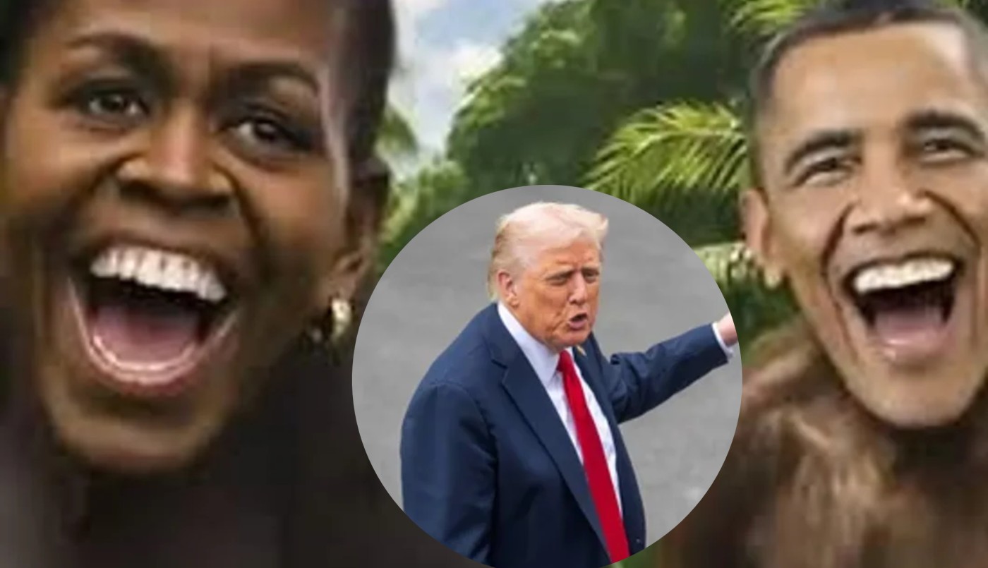 Escándalo en Truth Social, la red social de Trump: aparecieron videos de los Obama representados como simios | Internacionales