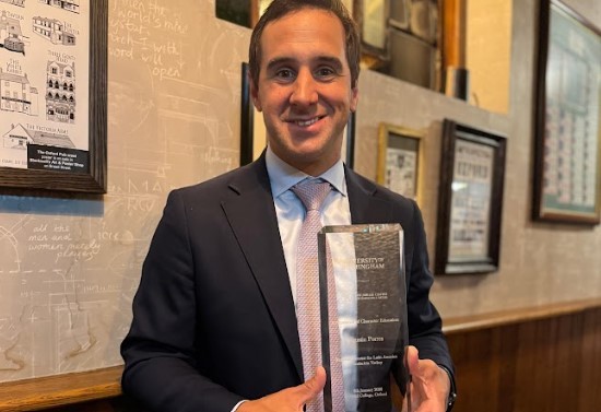 Un argentino fue distinguido con el máximo reconocimiento global en educación del carácter | Actualidad