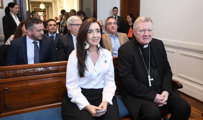 Villarruel cuestionó al Gobierno por las cuentas del Senado en la inauguración de un oratorio | Política