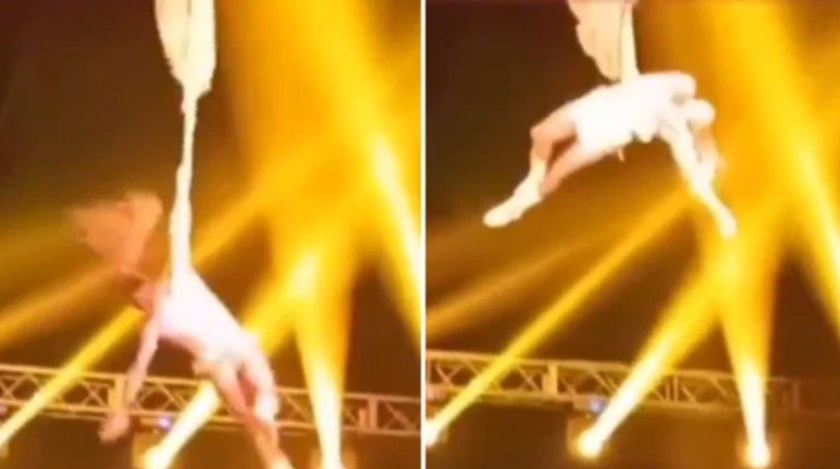 Brutal caída de un acróbata en un circo de San Luis | Actualidad