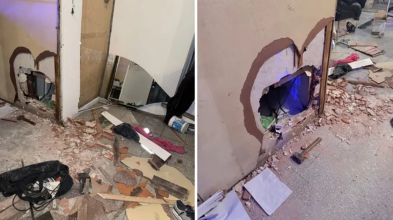 Tres boqueteros fueron detenidos cuando ingresaban a una lotería tras abrir un hueco en una pared | Actualidad