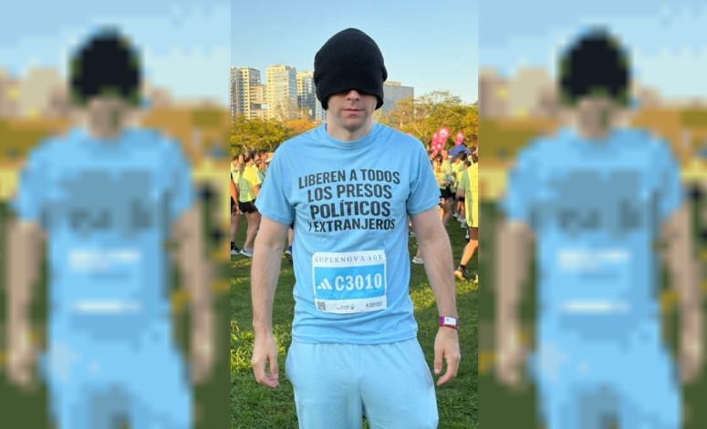 Nahuel Gallo pidió por los presos políticos en Venezuela tras correr en Buenos Aires | Política