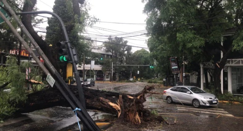 Fuerte temporal en el AMBA: inundaciones, destrozos y miles de usuarios sin luz | Actualidad