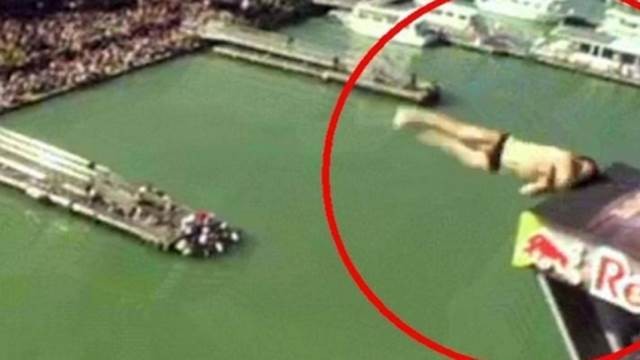 Un clavadista se golpeó la cabeza y cayó desde 27 metros de altura | Deportes