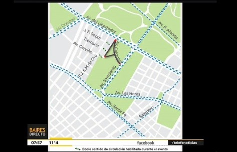 Cortes de calles en la Embajada de Estados Unidos por los festejos del 4 de Julio | Actualidad