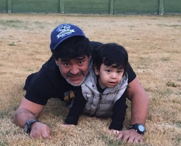 Maradona se reencontró con su hijo Diego Fernando | Deportes