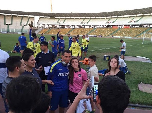 Con la presencia de público por pedido de Tevez,  Boca entrenó en el Mario Kempes | Deportes