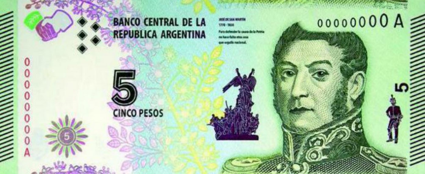 A partir del próximo jueves circulará un nuevo billete de 5 pesos | Actualidad