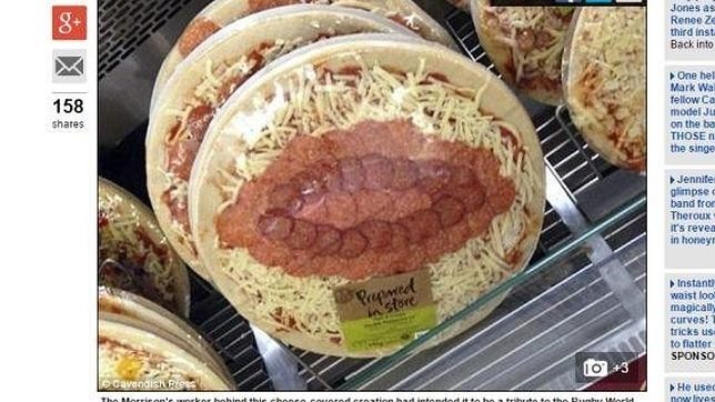 Londres: indignación en las redes por la pizza con forma de "vagina" | Curiosidades