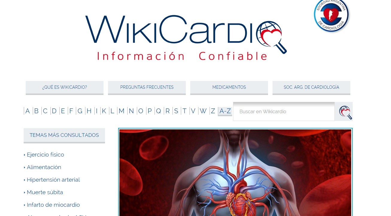 Lanzan WikiCardio, una web gratuita con información cardiológica | Actualidad