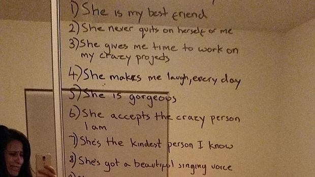 La nota que un hombre dejó a su mujer con depresión con todas las razones por las que la quiere | Curiosidades