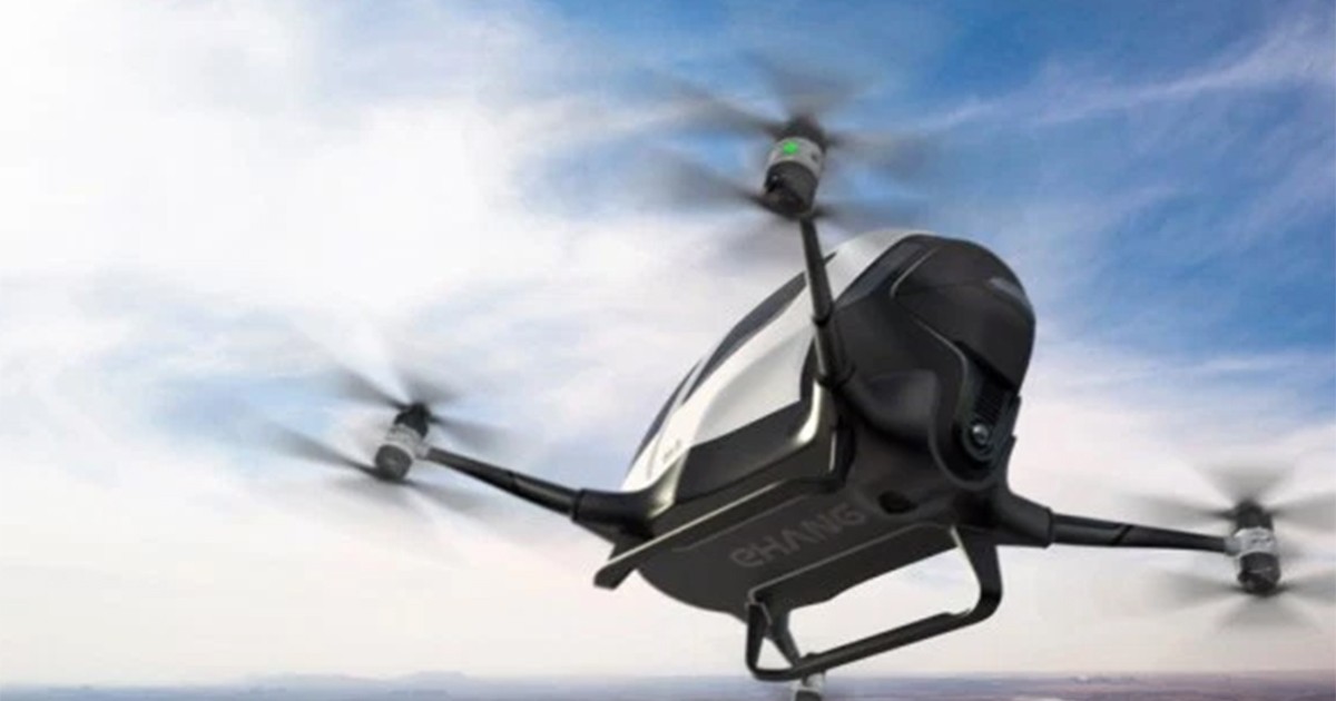 Cómo es el primer drone que transporta personas | Internacionales