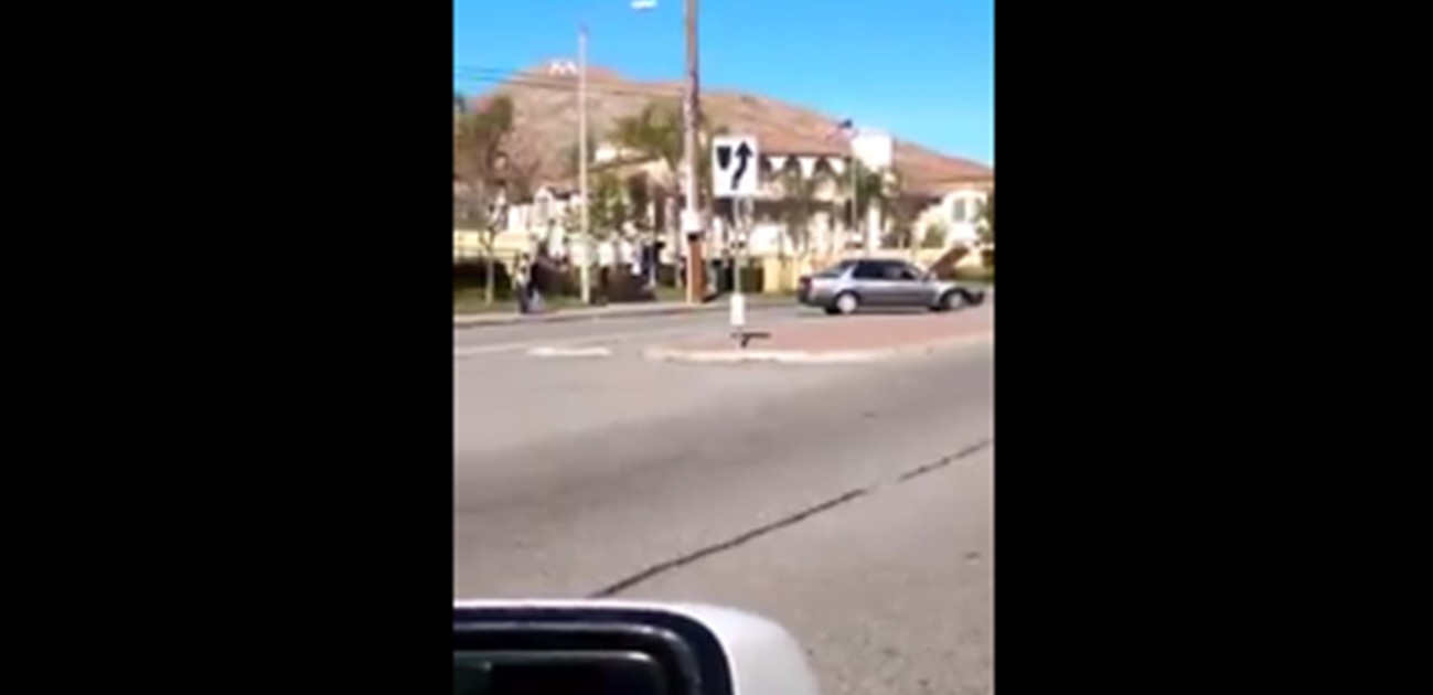 #EsViral un auto descontrolado y sin conductor en las calles de Los Ángeles | Curiosidades