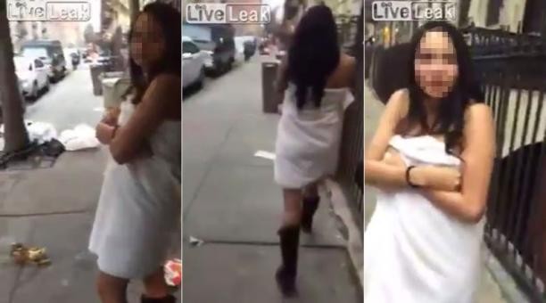 Marido celoso obligó a su esposa a caminar desnuda en Nueva York | Curiosidades