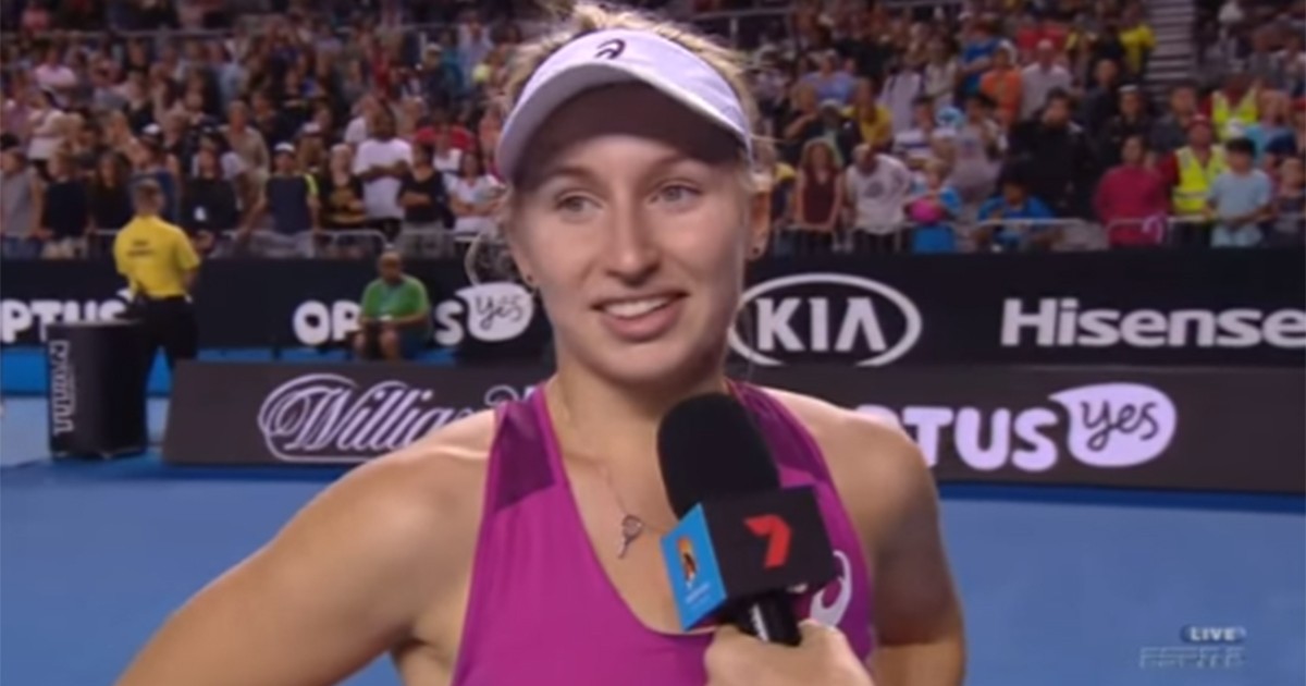 El desliz "hot" de una tenista en el Abierto de Australia | Deportes