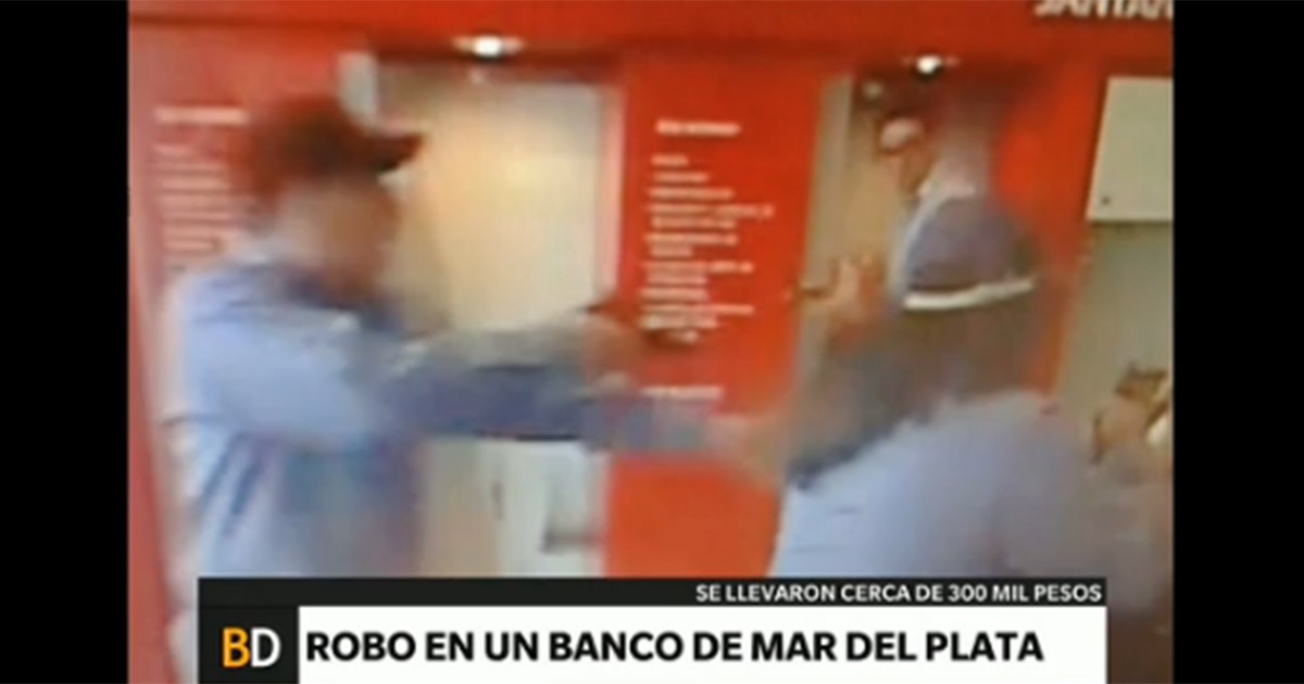 Robo en un banco de Mar del Plata | Actualidad