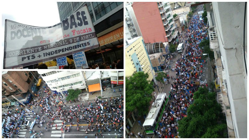 Marcha y alto acatamiento al paro docente en Córdoba, esperan propuesta "razonable" | Noticieros