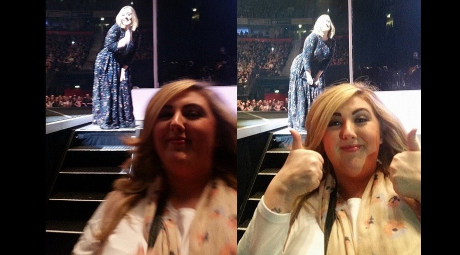 Adele paró un concierto para hacerle un "photobomb" a una fanática | Espectáculos