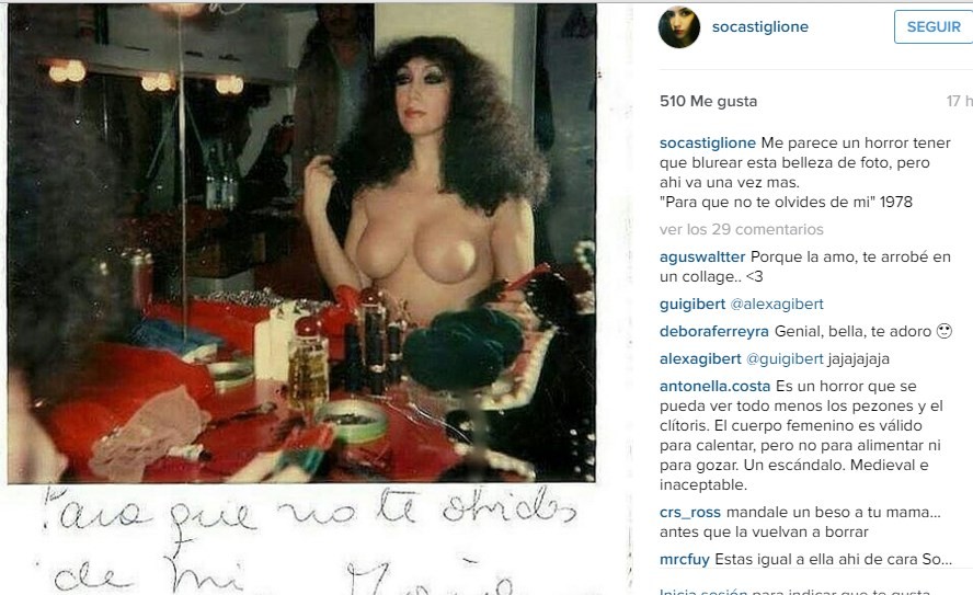 Otra vez vez censuraron a Sofía Gala en Instagram | Espectáculos