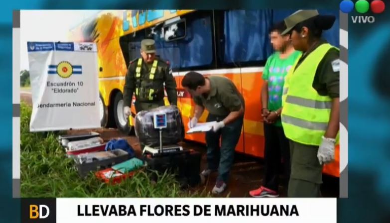 Detenido por llevar 30 kilos de "flores de marihuana" | Actualidad