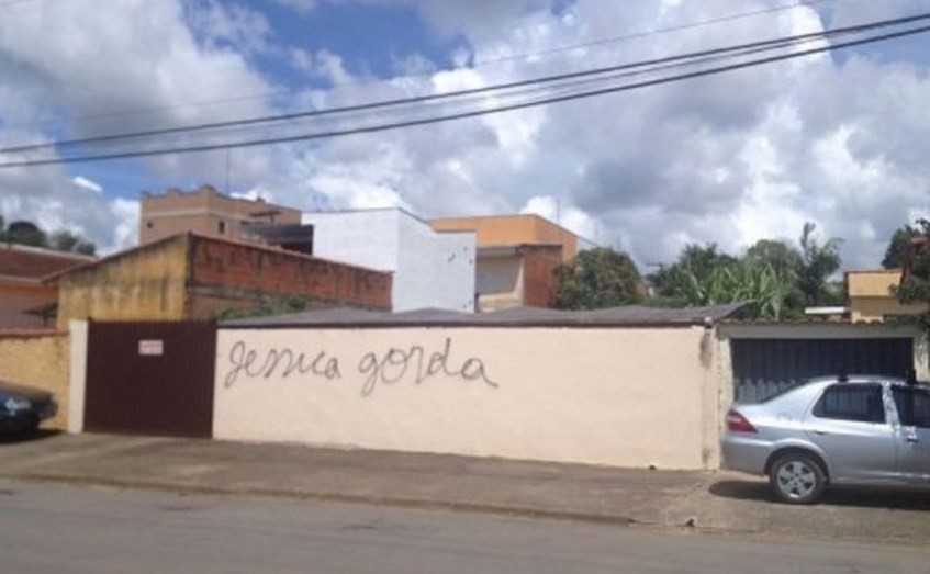 La brillante respuesta de una mujer a la que le escribieron "gorda" en la pared de su casa | Curiosidades