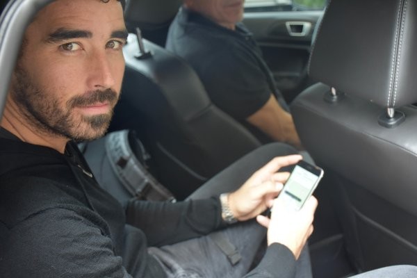 Videos: Nacho VIale inauguró el servicio de Uber | Actualidad