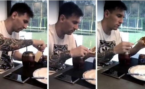 #EsViral El desayuno argentinísimo de Lionel Messi | Deportes