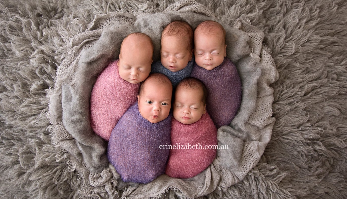 #EsViral La foto de los quintillizos ustralianos que está dando vuelta al mundo | Redes