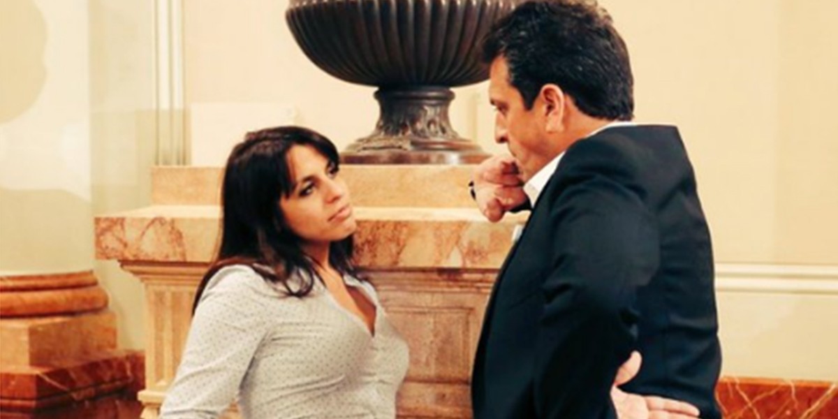 La foto de Victoria Donda y Sergio Massa que se viralizó en Twitter | Política