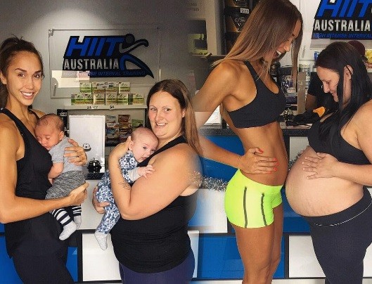 La asombrosa diferencia de estas dos mujeres embarazadas al mismo tiempo | Curiosidades