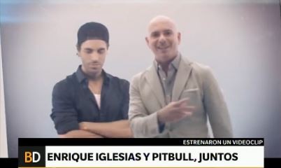 Enrique Iglesias y Pitbull, juntos | Espectáculos