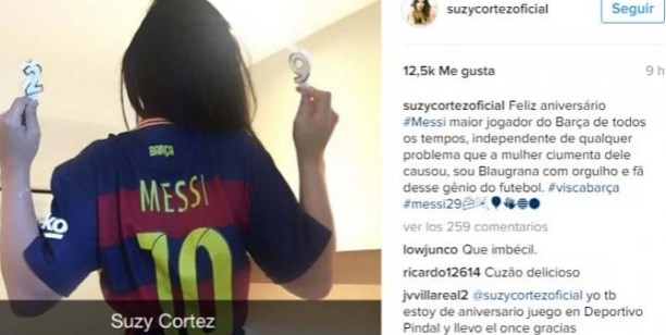El regalo de Miss Bum Bum para Messi en su cumpleaños y la crítica a Antonella | Deportes