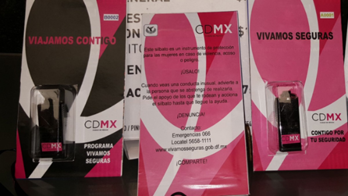 México: entregan más de 15.000 silbatos contra el acoso sexual | Internacionales