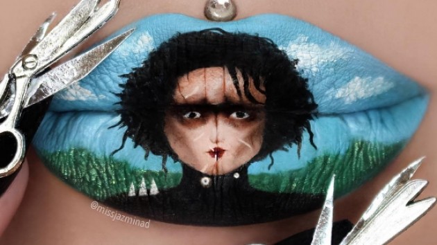 La chica que convierte sus labios en obras de arte y es viral | Curiosidades